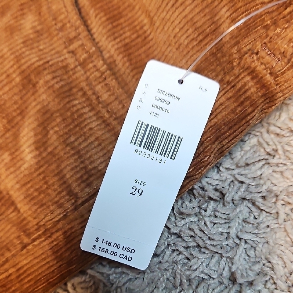 Pilcro The Scotty Cuffed High-Rise Straight Leg Jeans Corduroy Edition - Picture 10 of 13